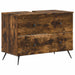 Baderomsvaskeskap BREDA Røkt Eik 82 x 41 x 59 cm Konstruert tre