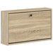 Vegghengt skoskap BREDA 71 x 17 x 43 cm Konstruert tre
