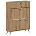 Sko Skap BREDA 78 x 24 x 103 cm Konstruert tre Artisan eik
