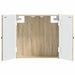 Dartbrettskap BREDA Sonoma eik 52,5 x 10,5 x 53,5 cm