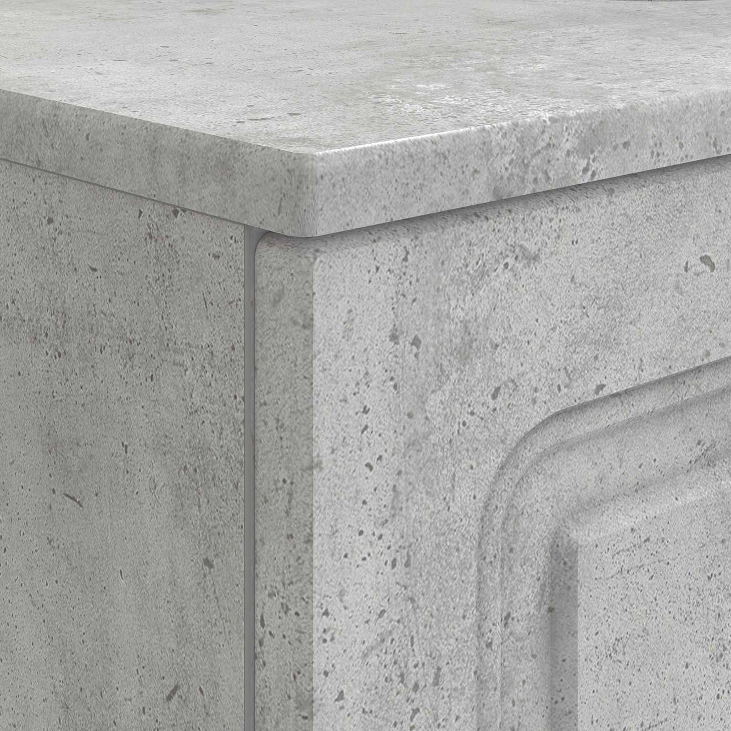 Baderomsvaskeskap UTRECHT Betonggrå 82 x 41 x 56 cm
