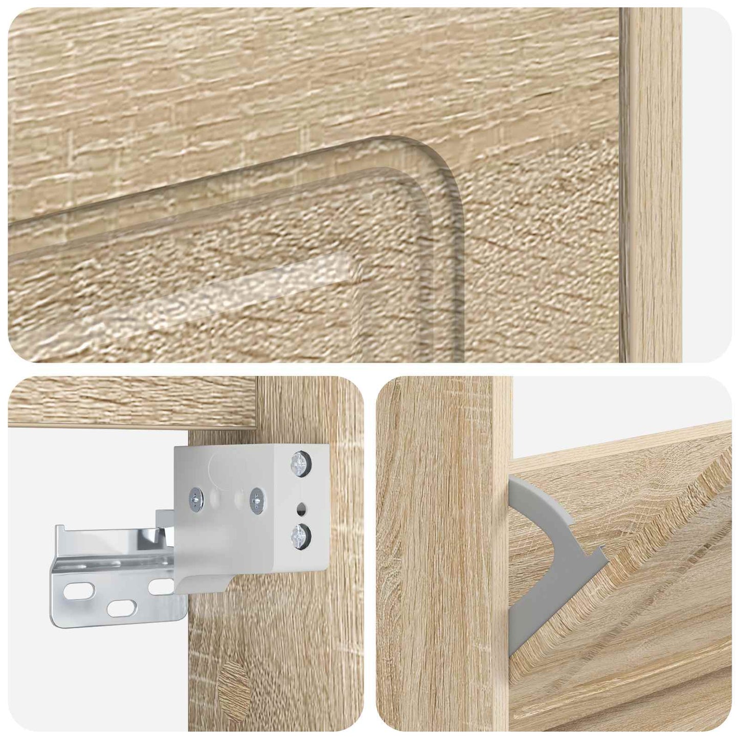 Vegghengt Skoskap UTRECHT 71 x 17 x 43 cm Konstruert tre