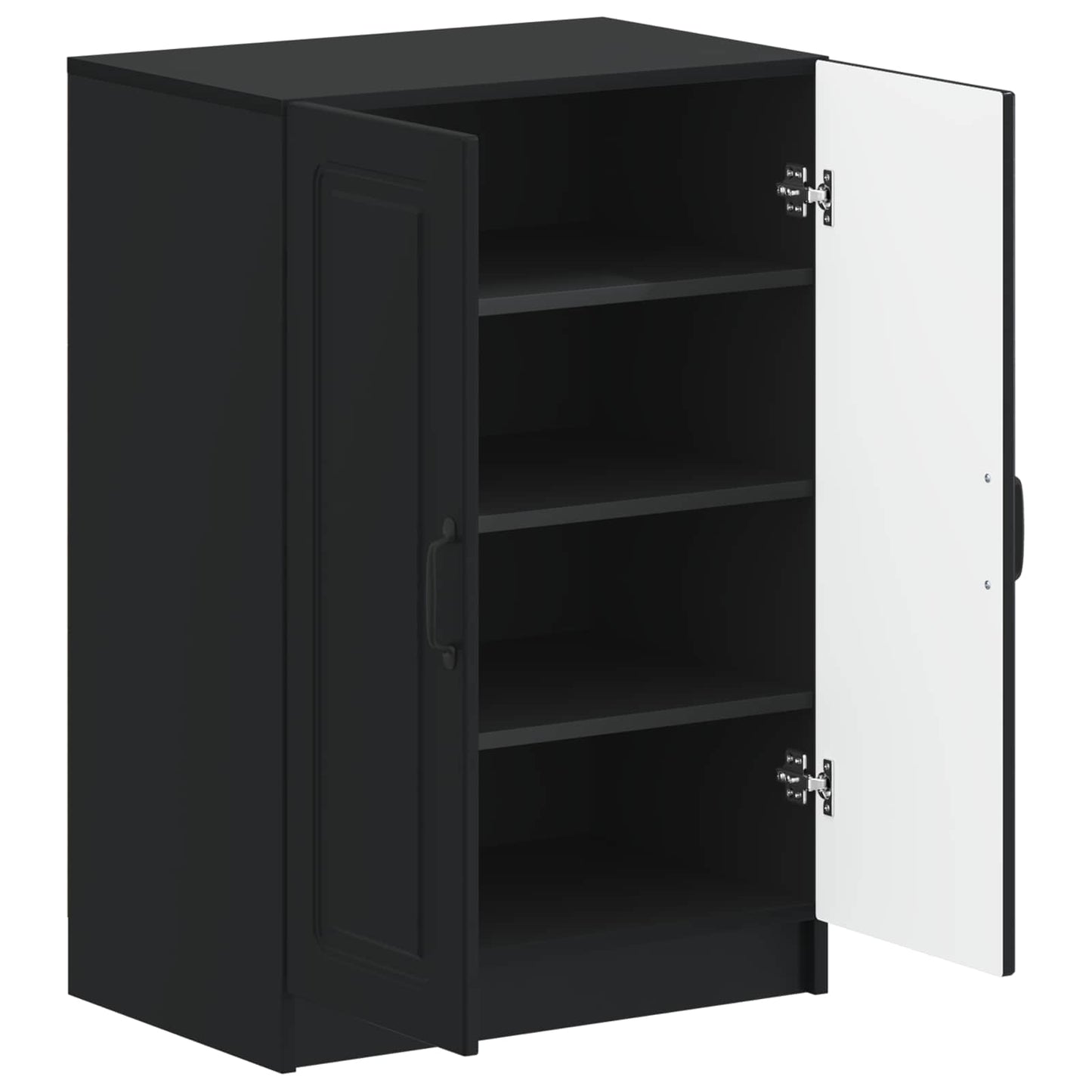 Sko Skap UTRECHT 59,5 x 39,5 x 87 cm Konstruert tre Svart