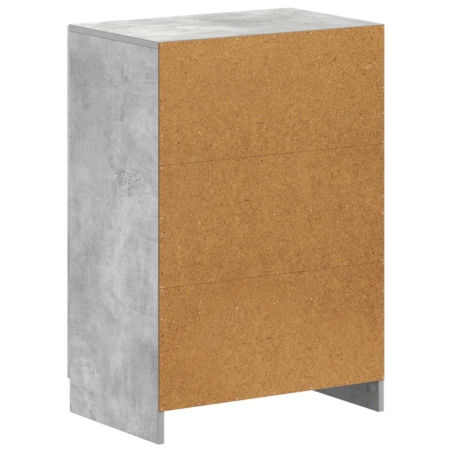 Sko Skap UTRECHT 59,5 x 39,5 x 87 cm Konstruert tre Betonggrå