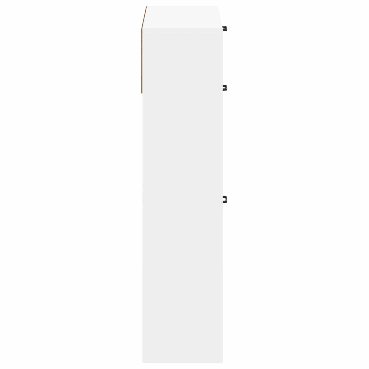 Sko Skap UTRECHT 78 x 24 x 100 cm Konstruert tre Hvit