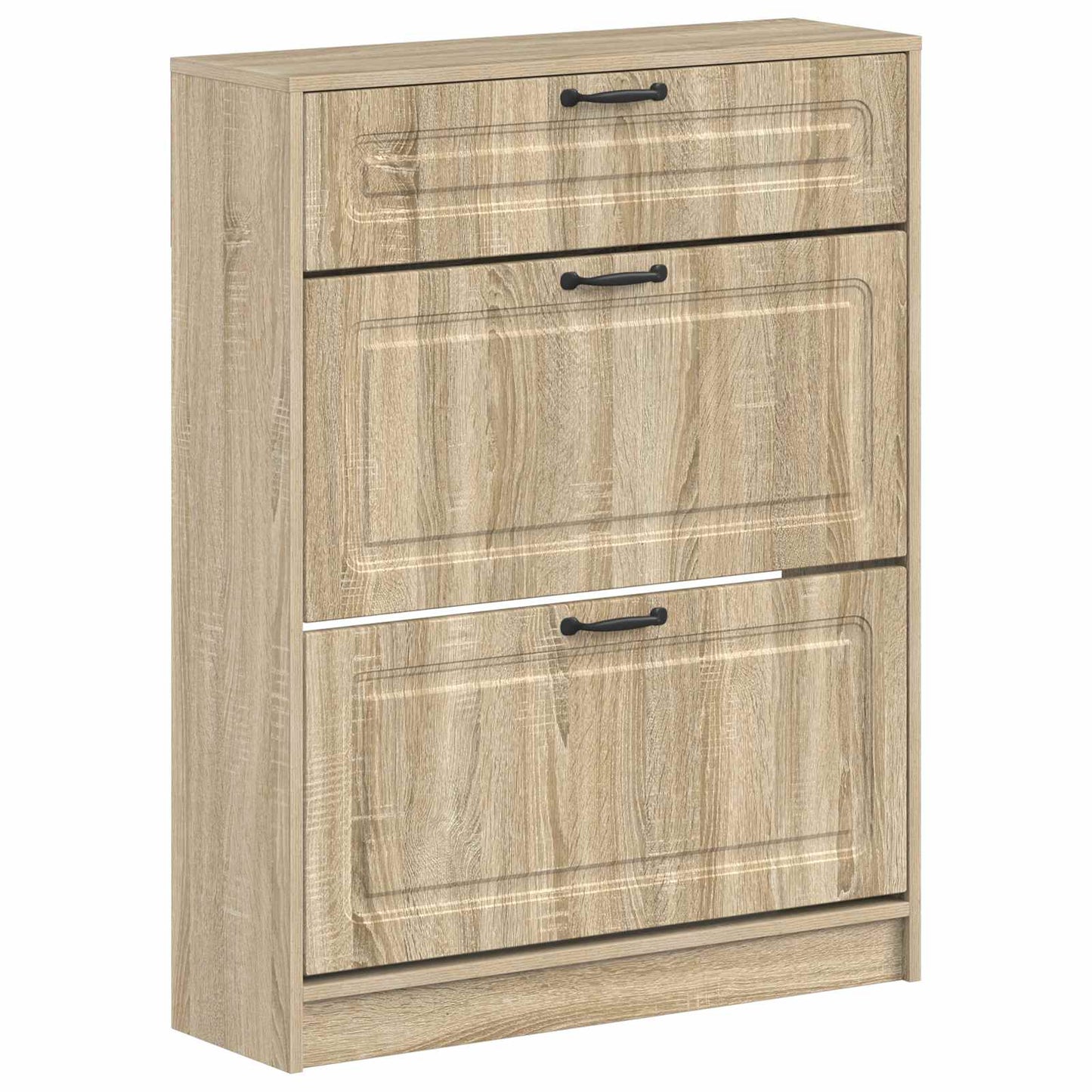 Sko Skap UTRECHT 78 x 24 x 100 cm Konstruert tre Sonoma eik
