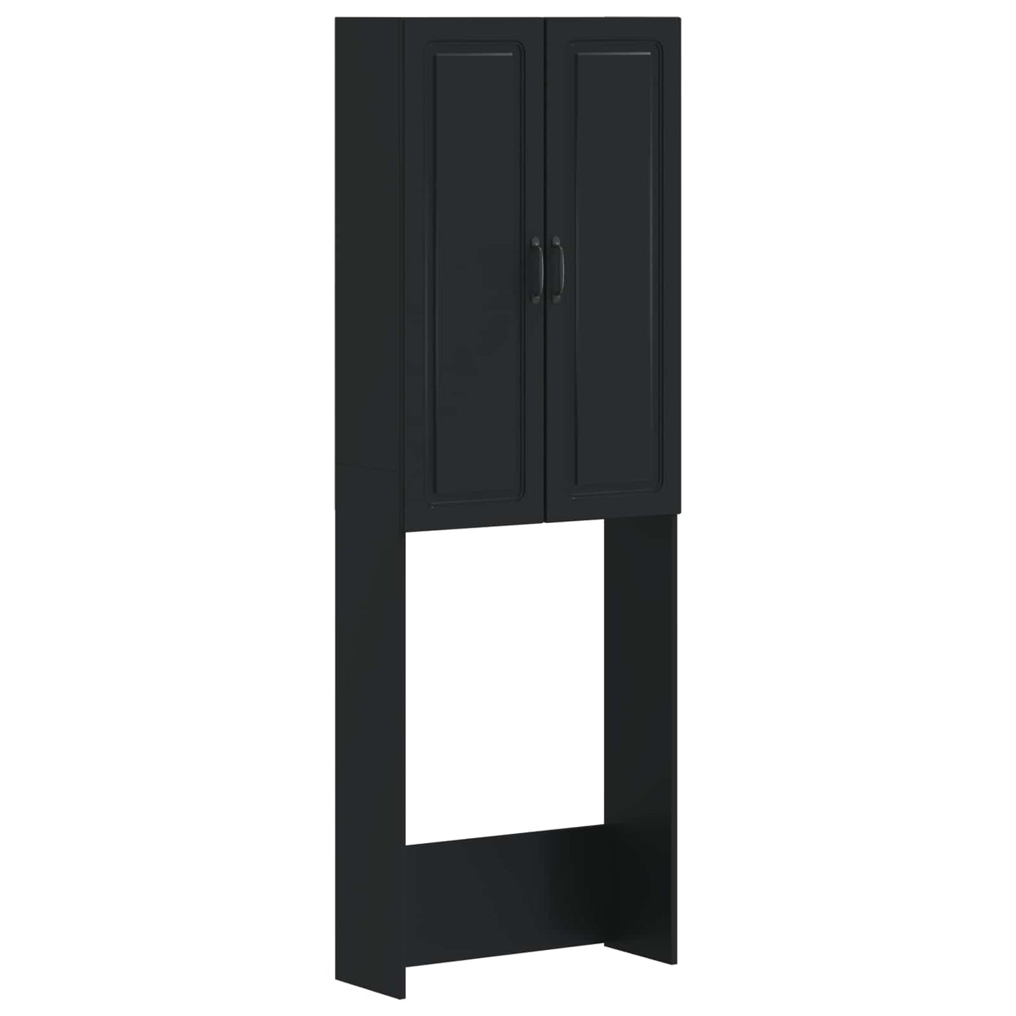Toalett skap UTRECHT Svart 66 x 25,5 x 190 cm Konstruert tre