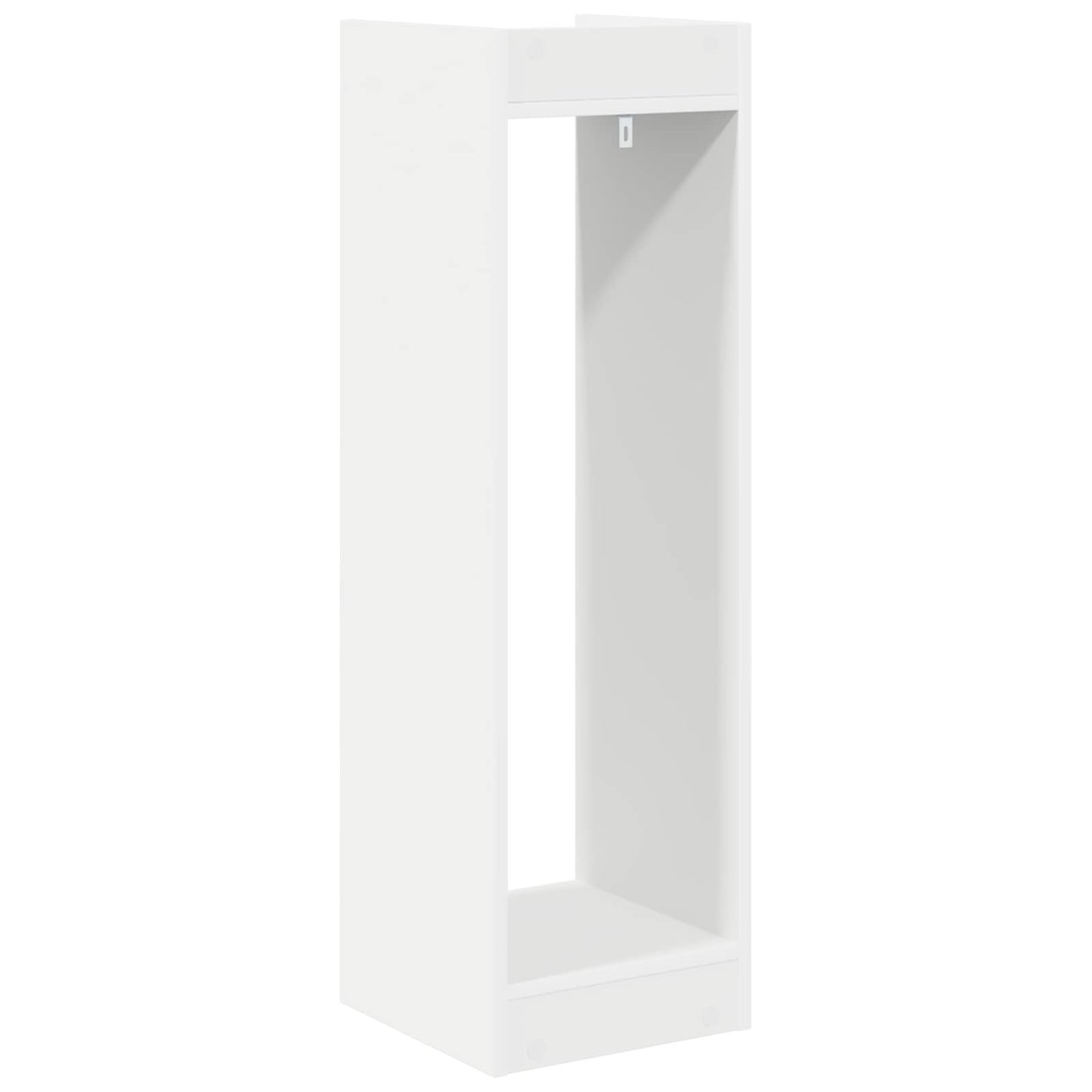 Planteholder Hvit 30 x 30 x 100 cm Konstruert tre vidaXL