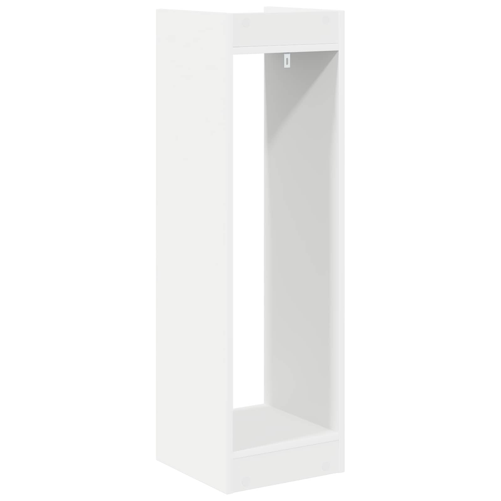 Planteholder Hvit 30 x 30 x 100 cm Konstruert tre vidaXL
