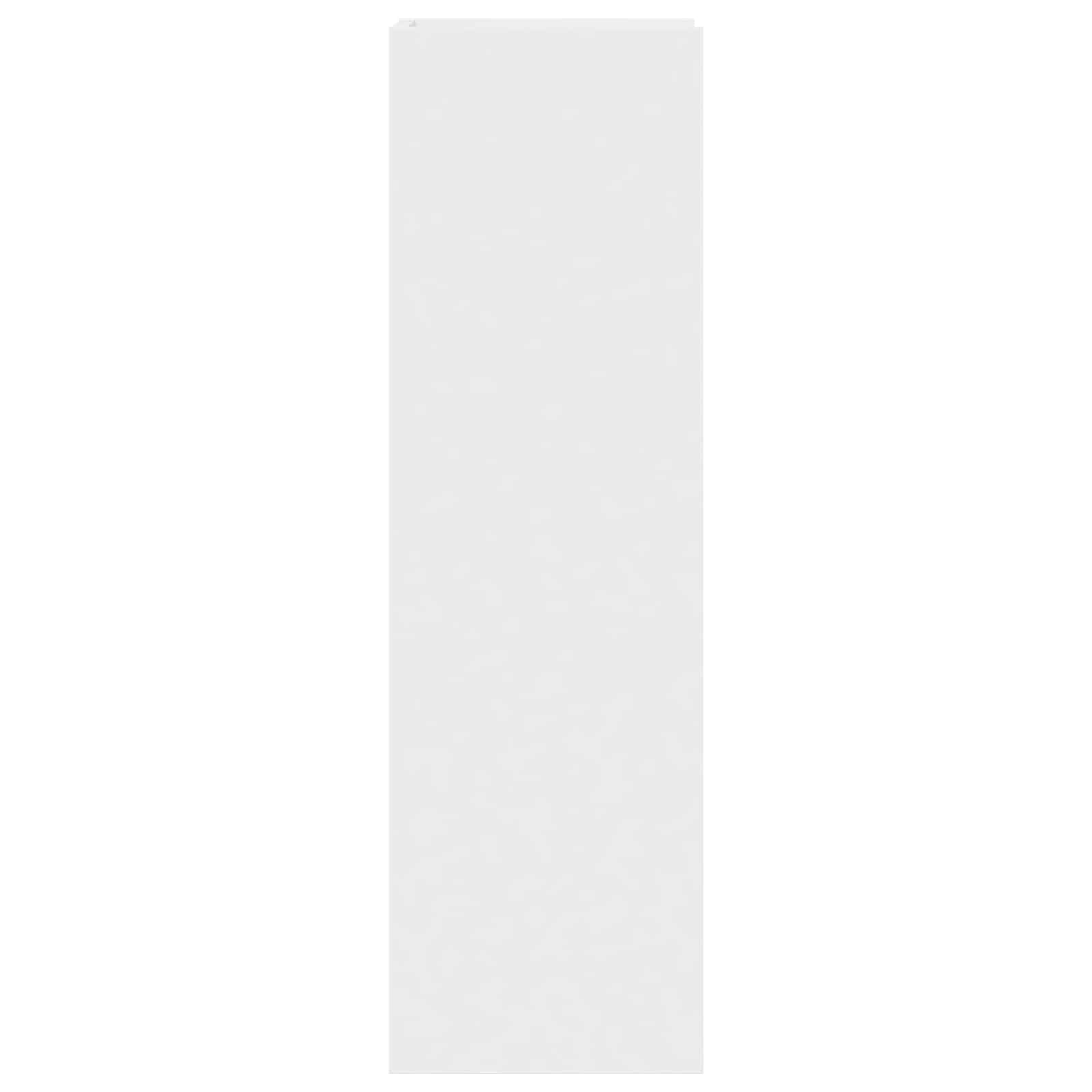 Planteholder Hvit 30 x 30 x 100 cm Konstruert tre vidaXL