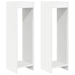 Planteholder 2 pcs Hvit 30 x 30 x 100 cm Konstruert tre vidaXL