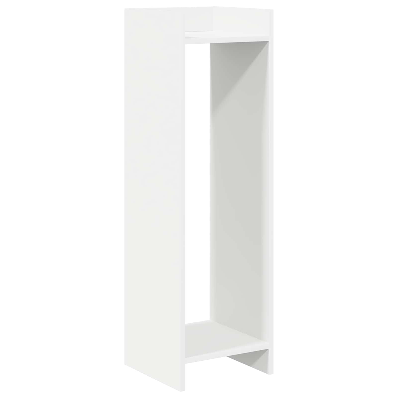 Planteholder 2 pcs Hvit 30 x 30 x 100 cm Konstruert tre vidaXL