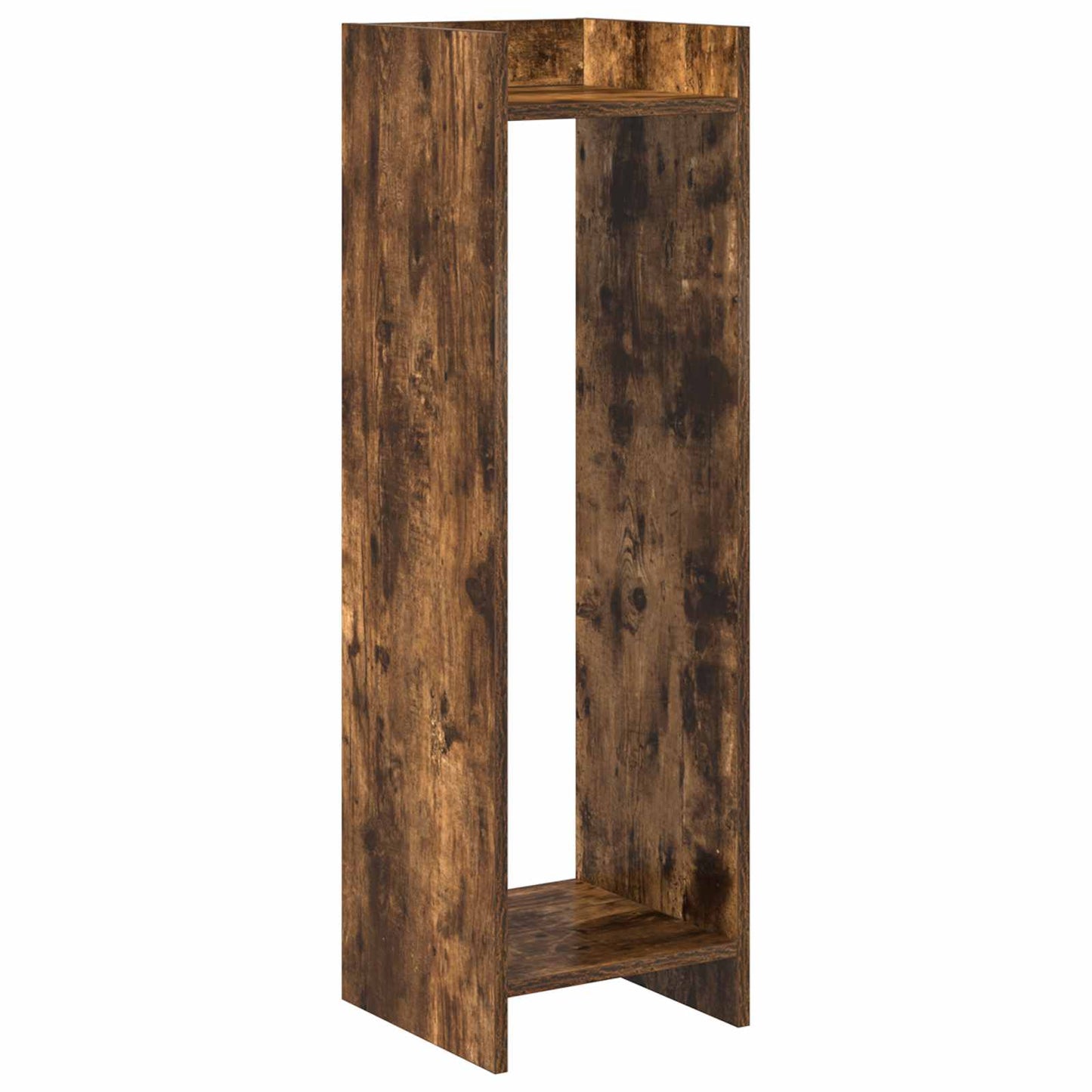 Planteholder 2 stk. Røkt Eik 30 x 30 x 100 cm Konstruert tre