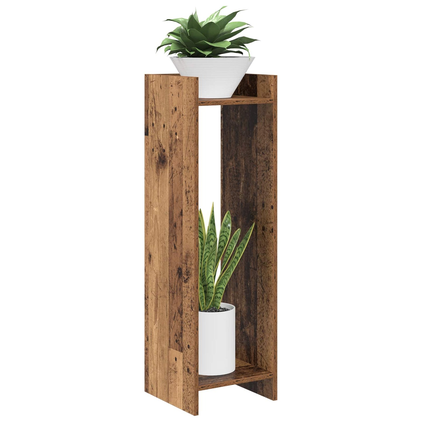 Planteholder Gammelt tre 30 x 30 x 100 cm Konstruert tre