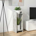 Planteholder BetongGrå 30 x 30 x 80 cm Konstruert tre