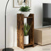 Planteholder Røkt Eik 30 x 30 x 80 cm Konstruert tre