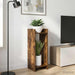 Planteholder 2 stk. Røkt Eik 30 x 30 x 80 cm Konstruert tre