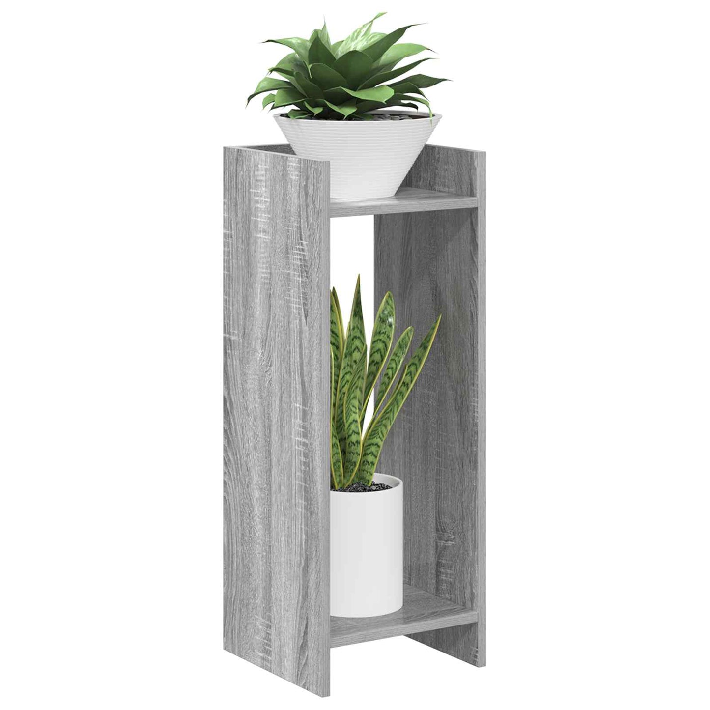 Planteholder Grå Sonoma 30 x 30 x 80 cm Konstruert tre