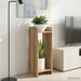 Planteholder 2 stk. Artisan eik 30 x 30 x 80 cm Konstruert tre