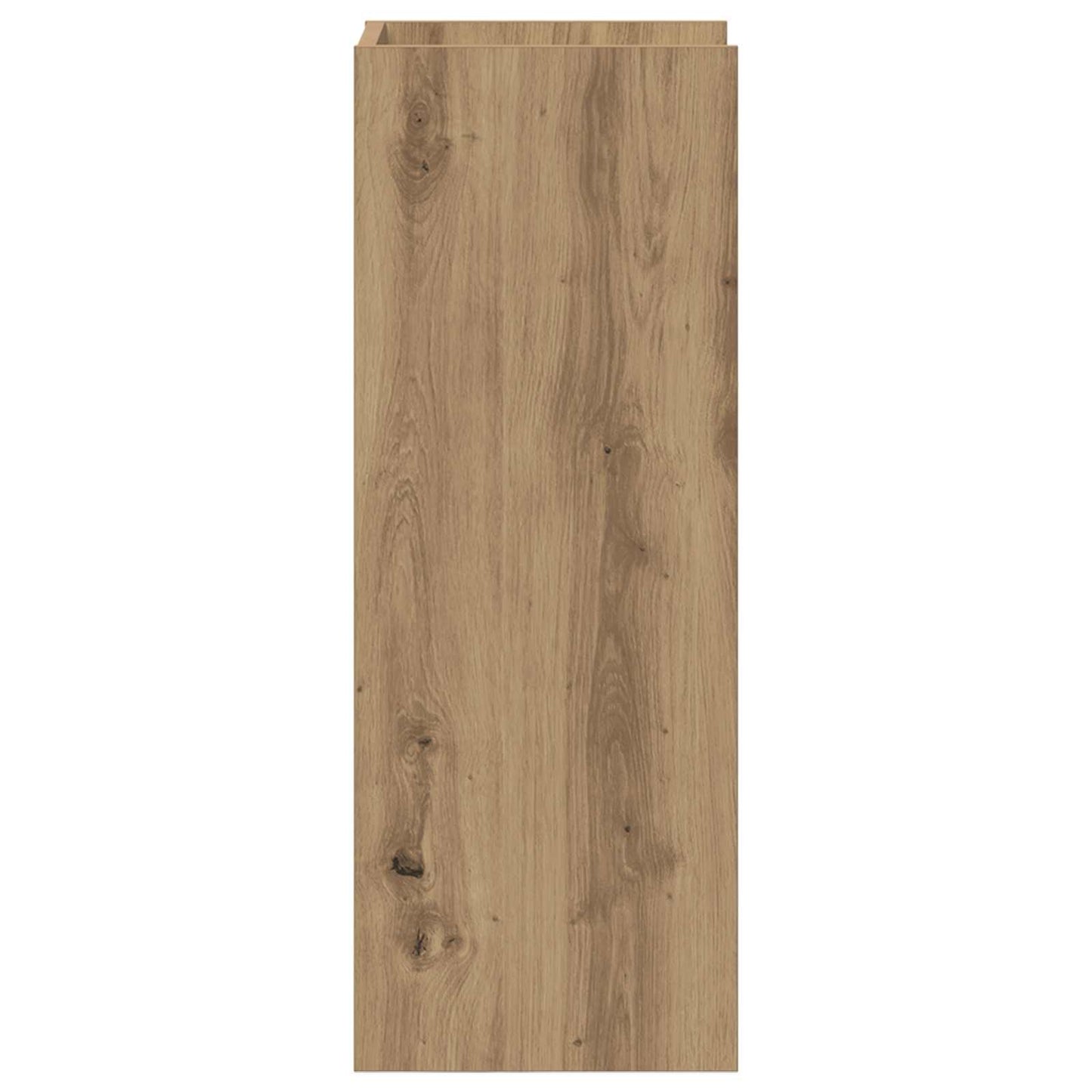 Planteholder 2 stk. Artisan eik 30 x 30 x 80 cm Konstruert tre