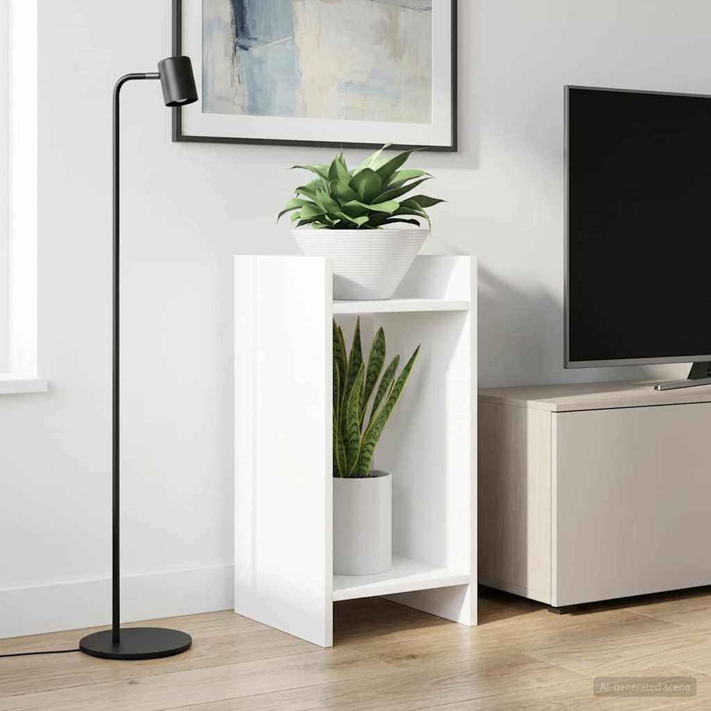 Planteholder Hvit 30 x 30 x 60 cm Konstruert tre