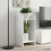Planteholder 2 stk. Hvit 30 x 30 x 60 cm Konstruert tre