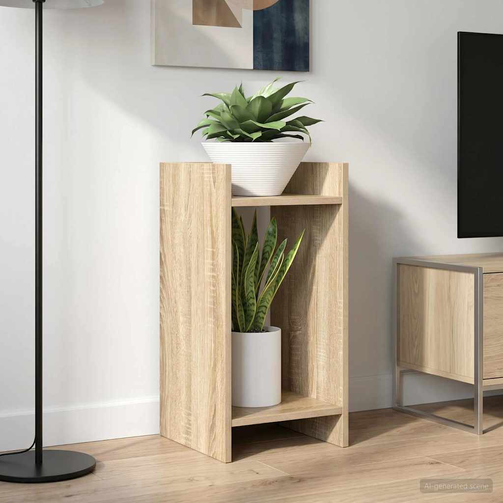 Planteholder 2 stk. Sonoma eik 30 x 30 x 60 cm Konstruert tre