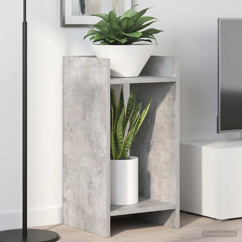 Planteholder BetongGrå 30 x 30 x 60 cm Konstruert tre