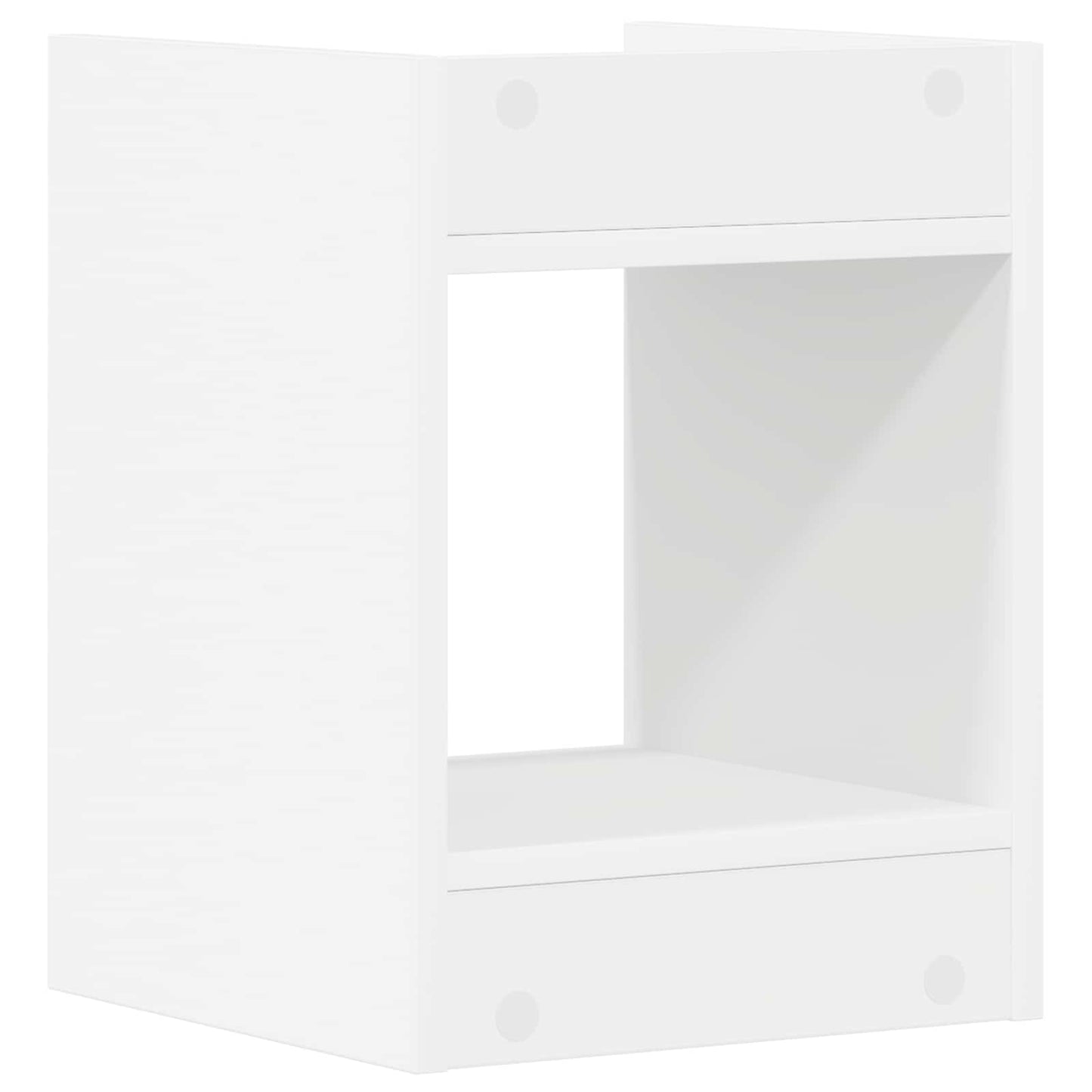 Planteholder 2 stk. Hvit 30 x 30 x 40 cm Konstruert tre