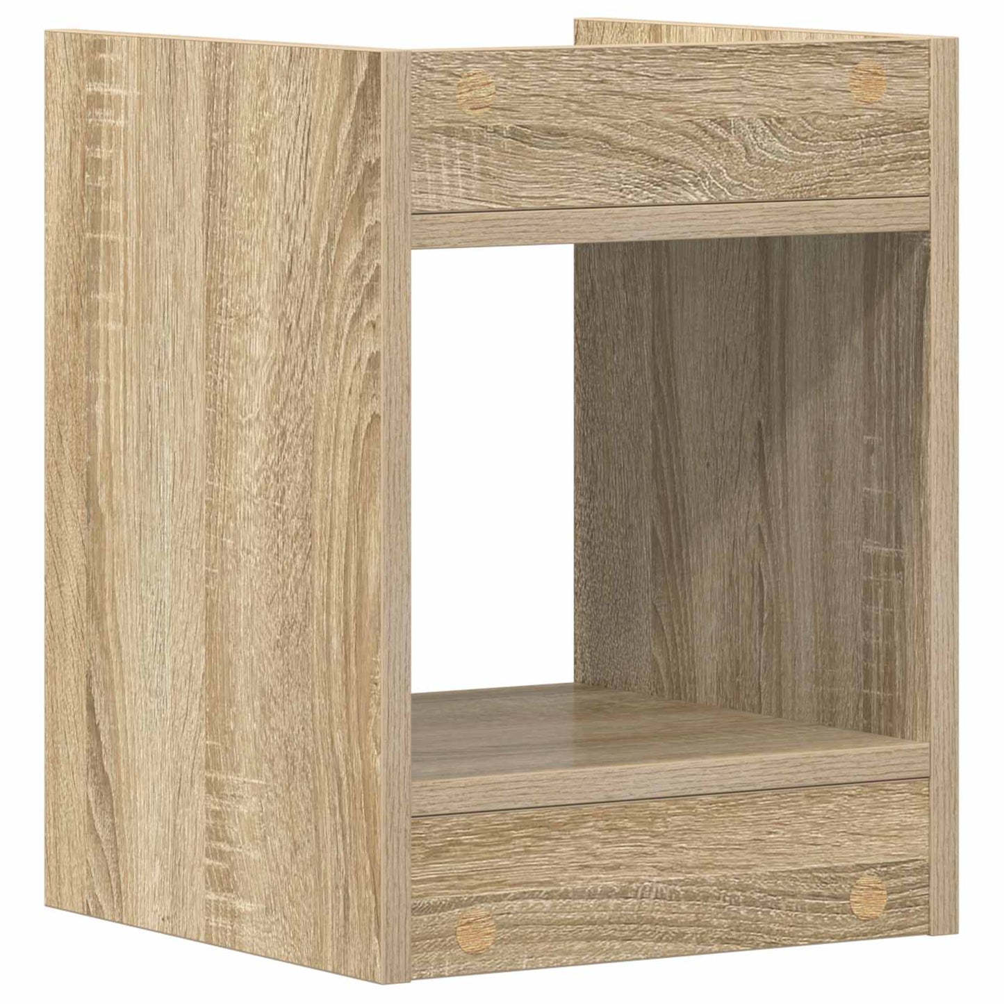Planteholder 2 stk. Sonoma eik 30 x 30 x 40 cm Konstruert tre
