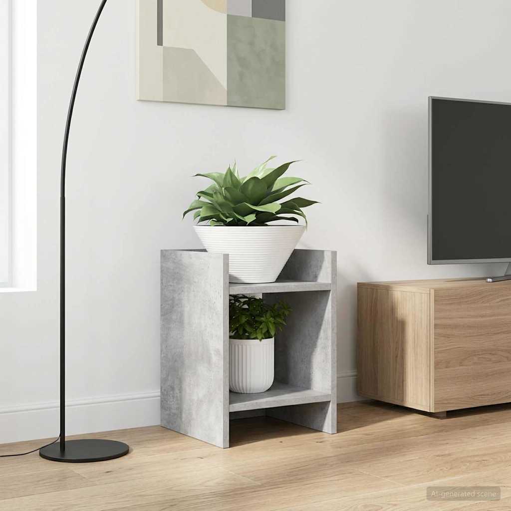 Planteholder BetongGrå 30 x 30 x 40 cm Konstruert tre