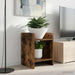 Planteholder Røkt Eik 30 x 30 x 40 cm Konstruert tre