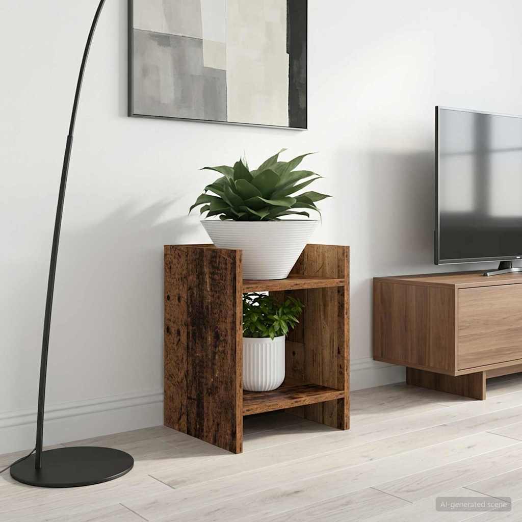 Planteholder Gammelt tre 30 x 30 x 40 cm Konstruert tre