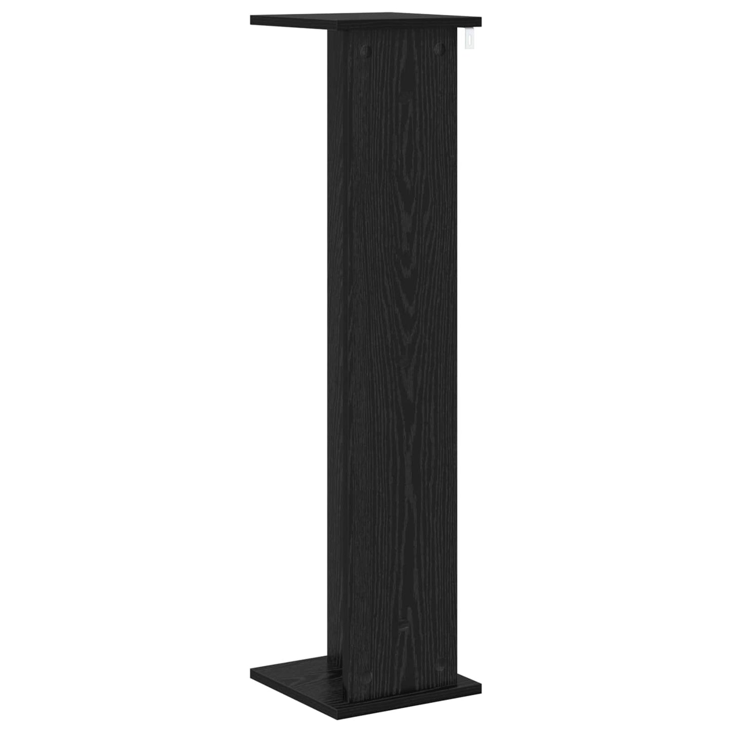 Planteholder Svart Eik 25 x 25,5 x 100,5 cm Konstruert tre