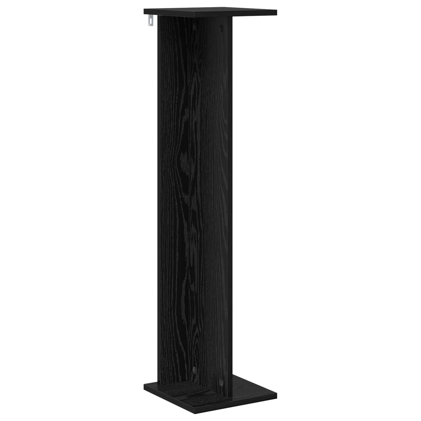 Planteholder 2 pcs Svart Eik 25 x 25,5 x 100,5 cm