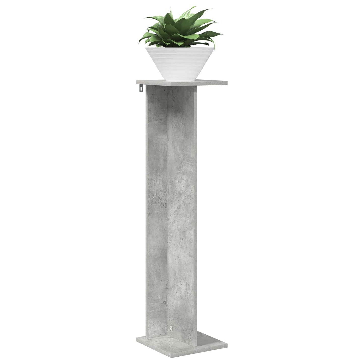 Planteholder BetongGrå 25 x 25,5 x 100,5 cm Konstruert tre