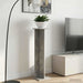 Planteholder 2 pcs BetongGrå 25 x 25,5 x 100,5 cm