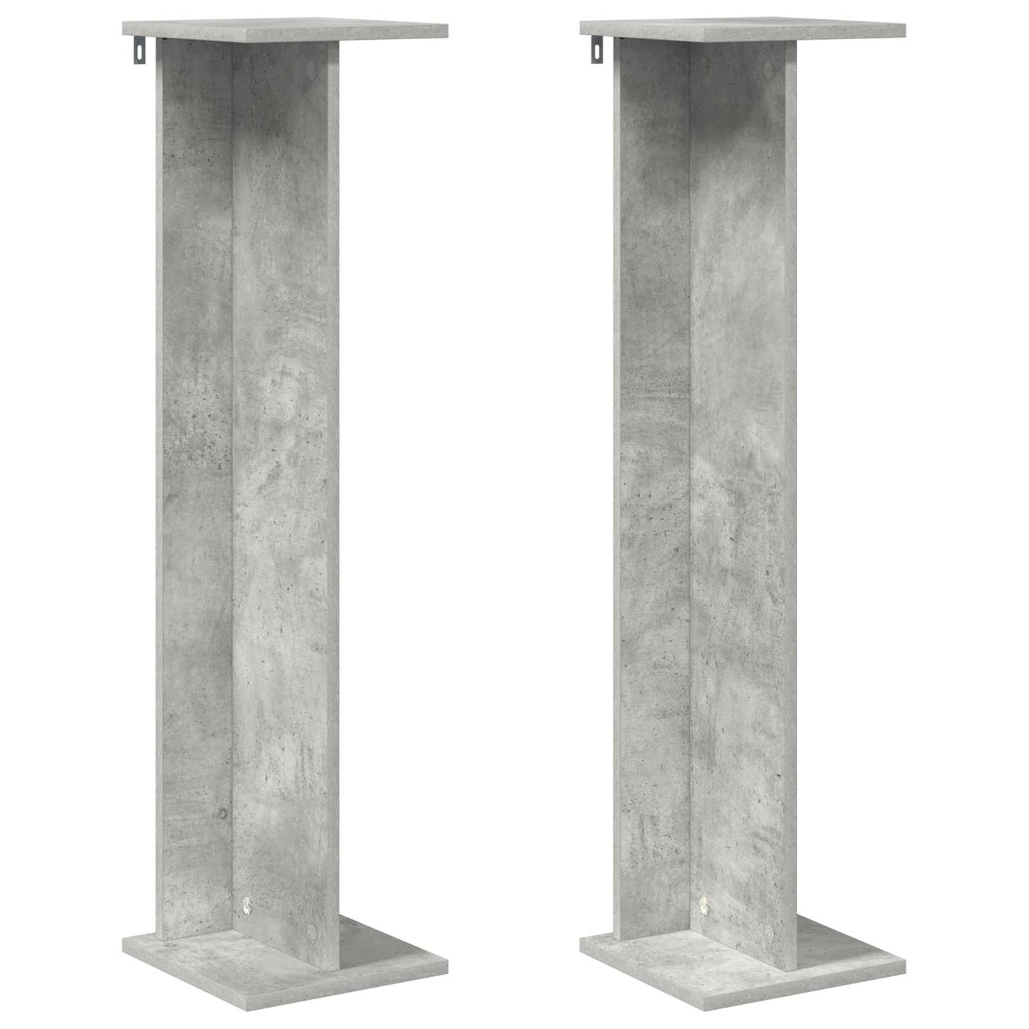 Planteholder 2 pcs BetongGrå 25 x 25,5 x 100,5 cm