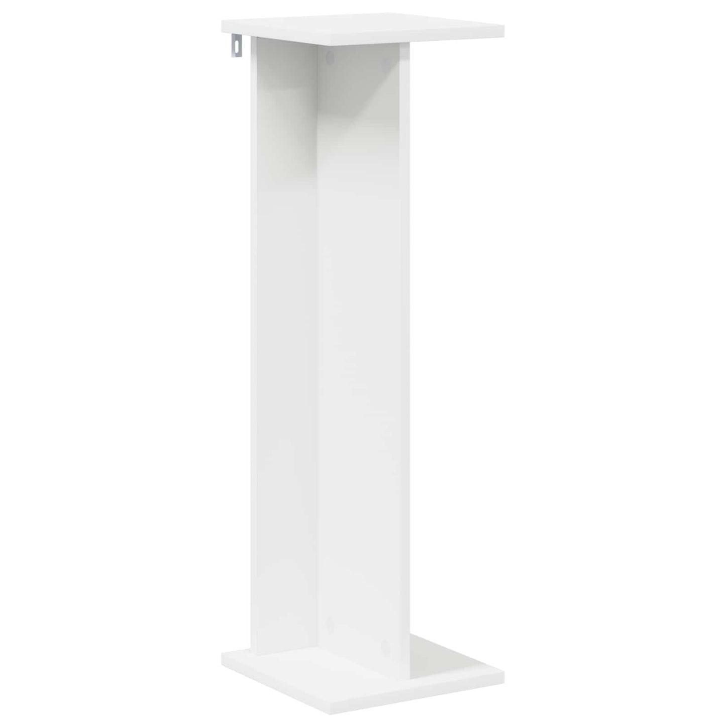 Planteholder Hvit 25 x 25,5 x 80,5 cm Konstruert tre