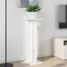 Planteholder 2 pcs Hvit 25 x 25,5 x 80,5 cm Konstruert tre