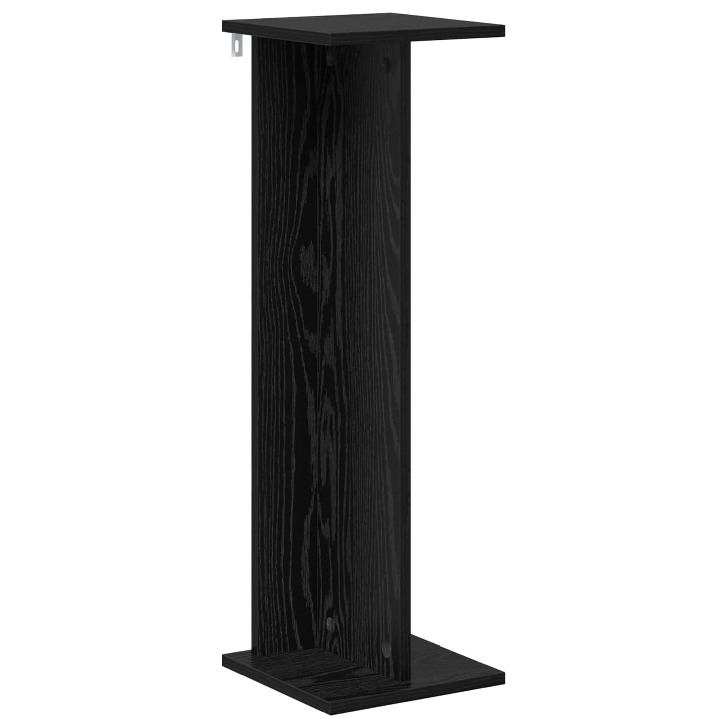 Planteholder Svart Eik 25 x 25,5 x 80,5 cm Konstruert tre