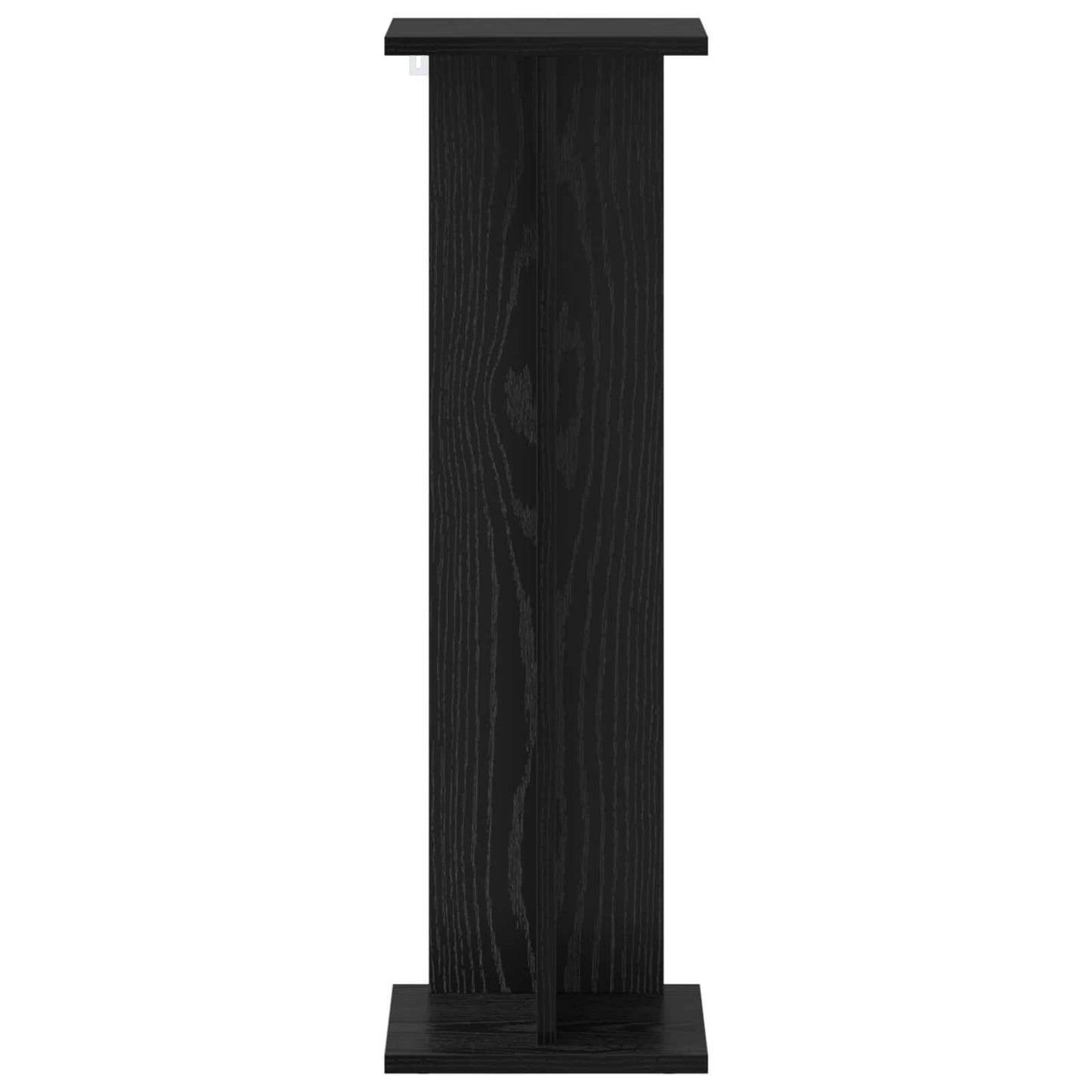 Planteholder Svart Eik 25 x 25,5 x 80,5 cm Konstruert tre