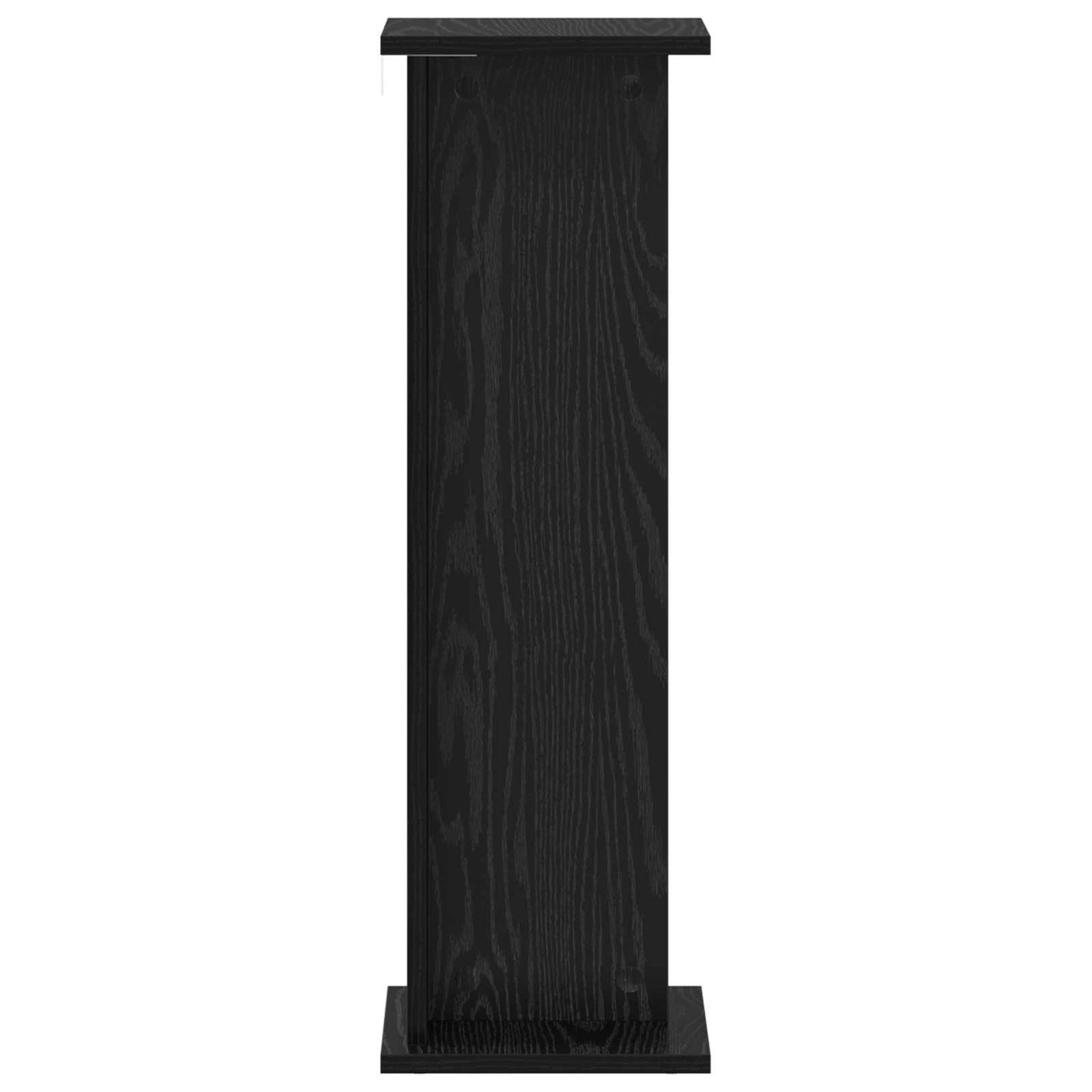 Planteholder Svart Eik 25 x 25,5 x 80,5 cm Konstruert tre