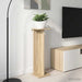 Planteholder Sonoma eik 25 x 25,5 x 80,5 cm Konstruert tre