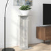 Planteholder 2 pcs BetongGrå 25 x 25,5 x 80,5 cm Konstruert tre