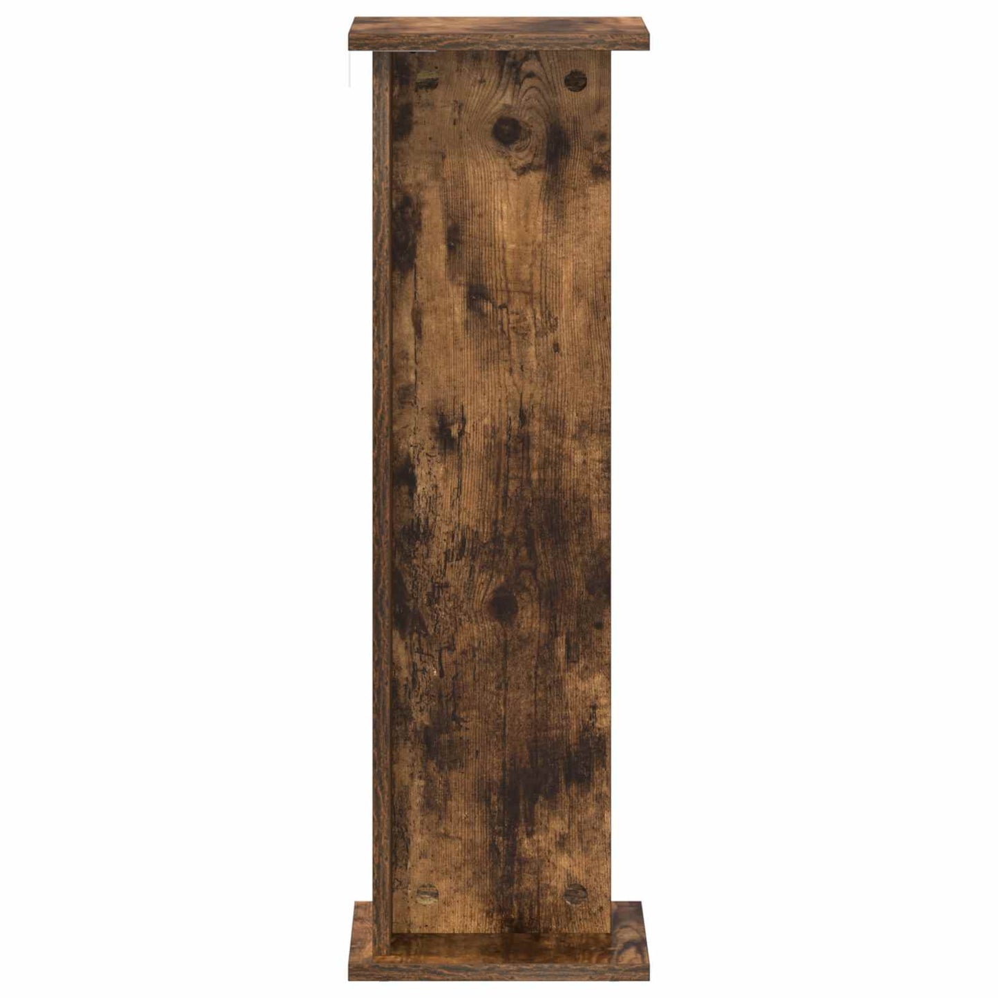 Planteholder 2 pcs Røkt Eik 25 x 25,5 x 80,5 cm Konstruert tre
