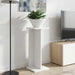 Planteholder 2 pcs Hvit 25 x 25,5 x 60,5 cm Konstruert tre