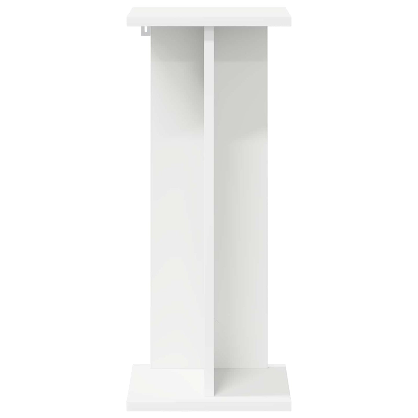 Planteholder 2 pcs Hvit 25 x 25,5 x 60,5 cm Konstruert tre