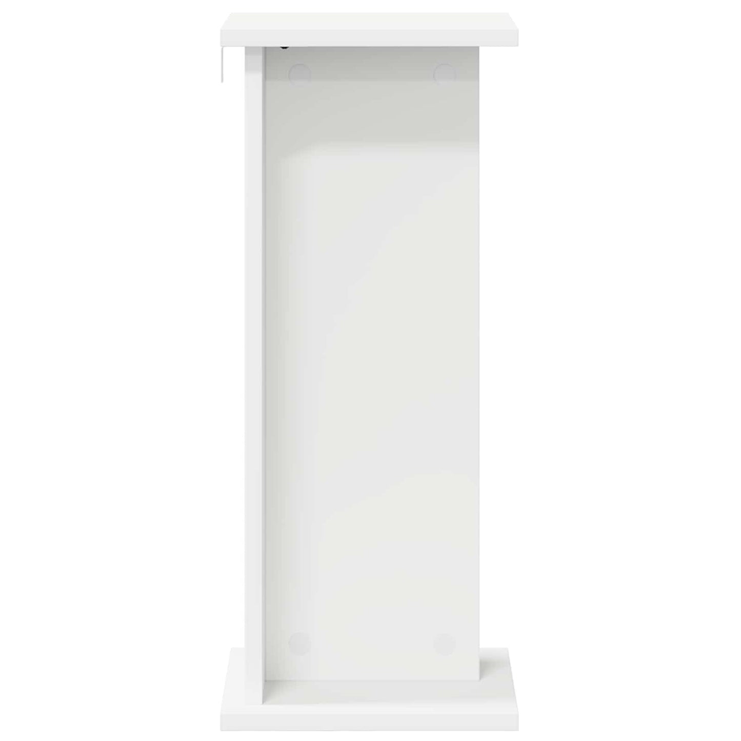 Planteholder 2 pcs Hvit 25 x 25,5 x 60,5 cm Konstruert tre
