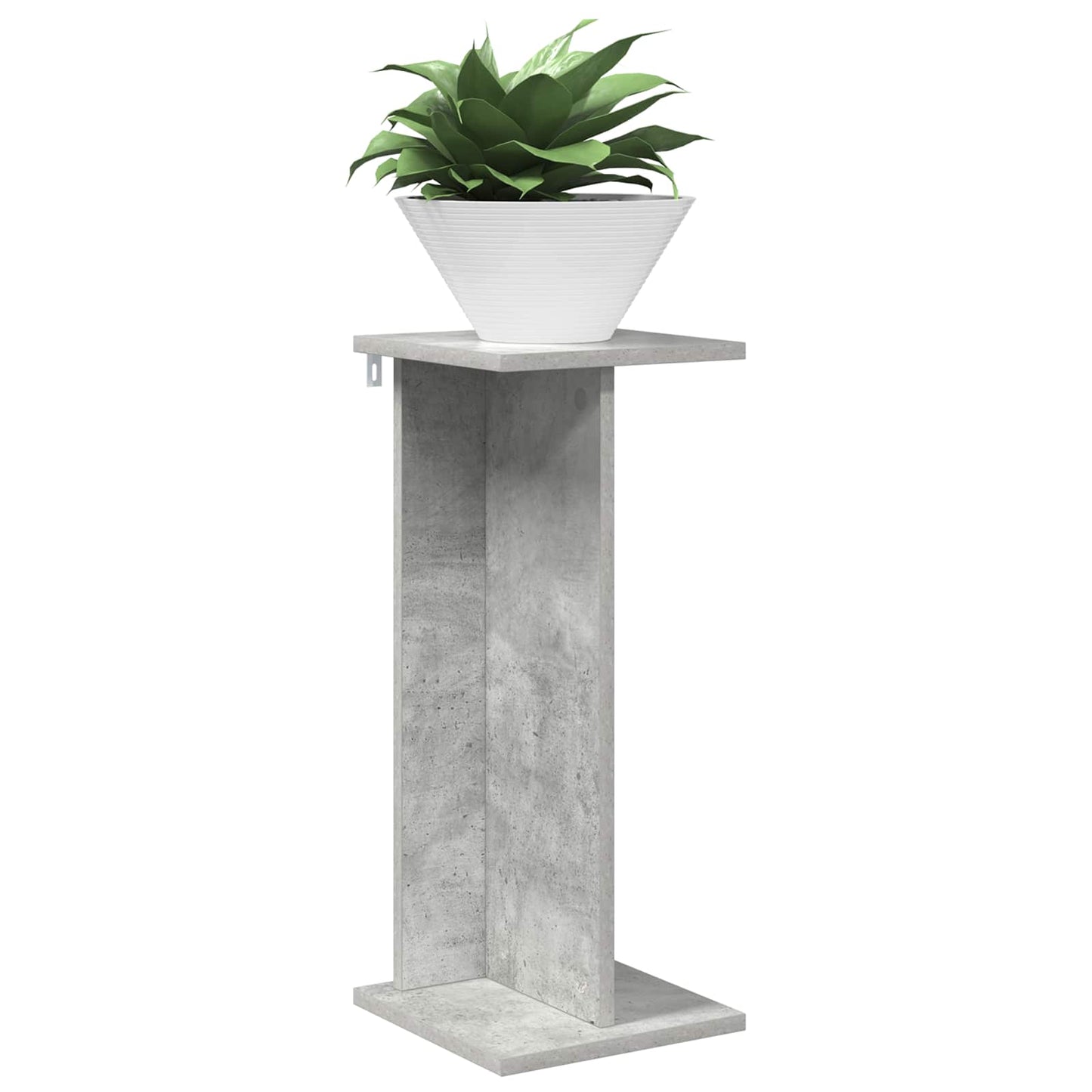 Planteholder BetongGrå 25 x 25,5 x 60,5 cm Konstruert tre